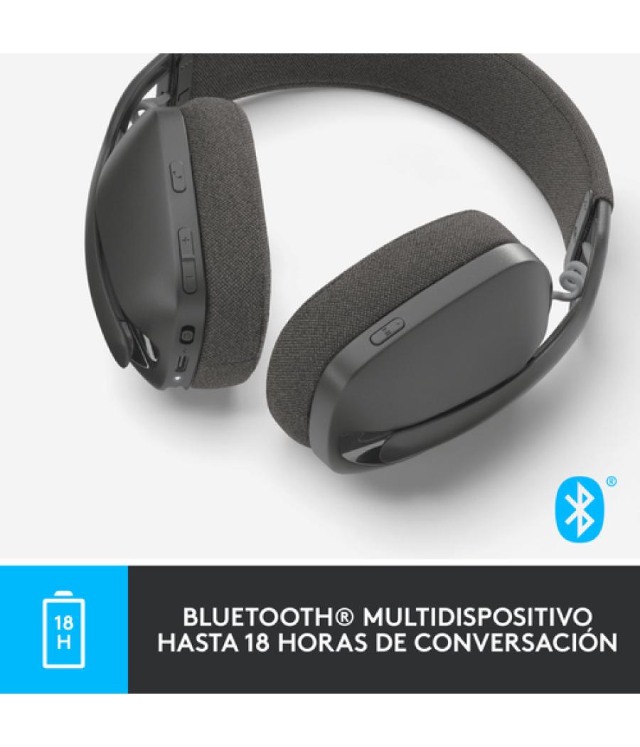 Logitech Zone Vibe 100 Auriculares Inalámbrico Diadema Llamadas/Música Bluetooth Grafito