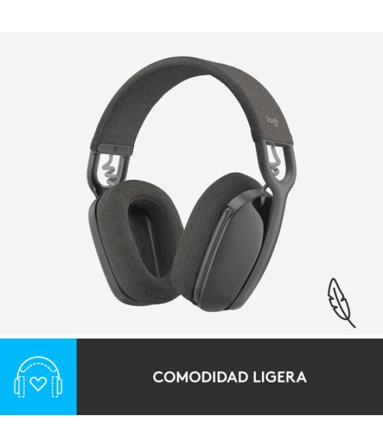 Logitech Zone Vibe 100 Auriculares Inalámbrico Diadema Llamadas/Música Bluetooth Grafito