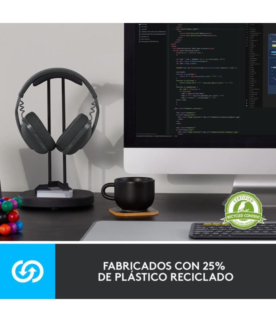 Logitech Zone Vibe 100 Auriculares Inalámbrico Diadema Llamadas/Música Bluetooth Grafito