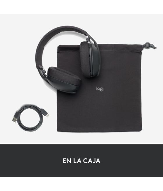 Logitech Zone Vibe 100 Auriculares Inalámbrico Diadema Llamadas/Música Bluetooth Grafito