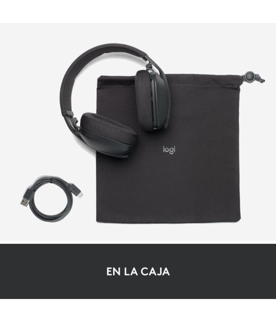 Logitech Zone Vibe 100 Auriculares Inalámbrico Diadema Llamadas/Música Bluetooth Grafito