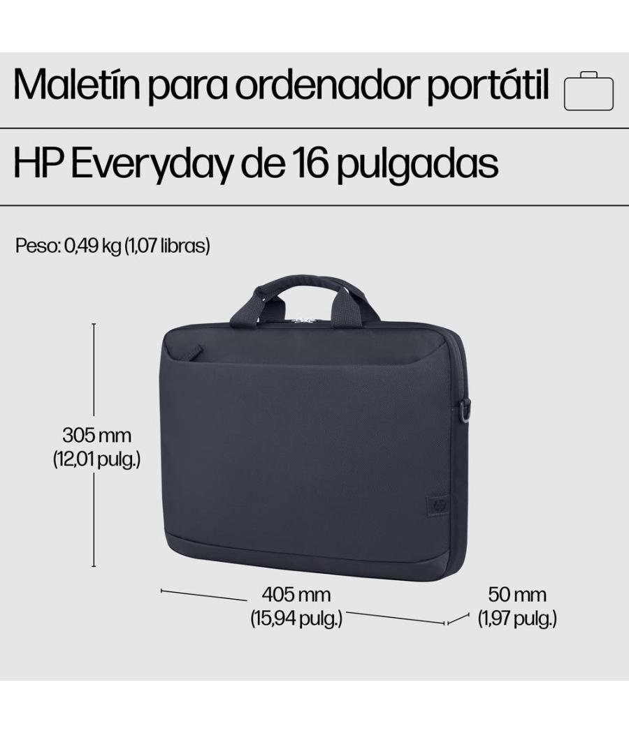 Maletín hp portátil everyday de 16 pulgadas