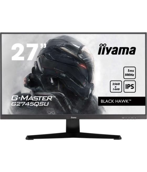 Iiyama g-master g2745qsu-b2 pantalla para pc 68,6 cm (27") 2560 x 1440 pixeles wide quad hd led negro