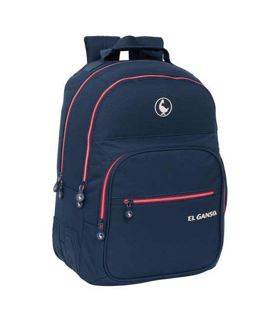 Safta mochila doble adaptable carro el ganso classic 20l azul