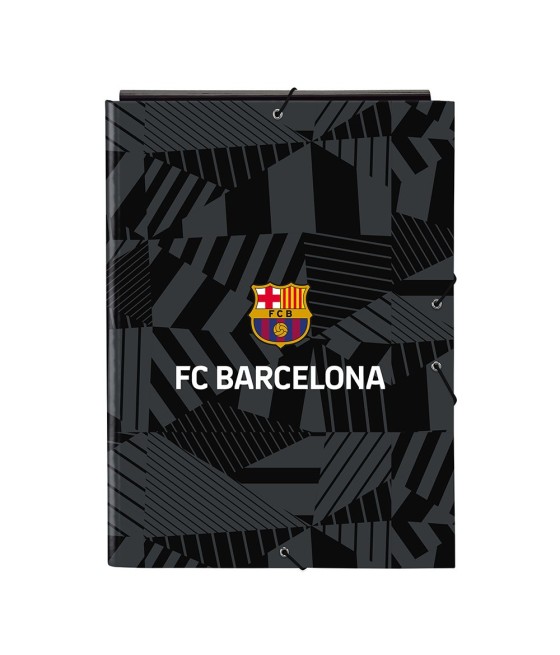 Carpeta gomas solapas safta folio f.c. barcelona black