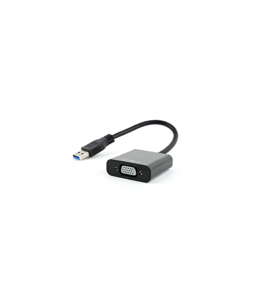 Adaptador USB 3.0 a VGA 1080P@60Hz 15cm negro - Imagen 1
