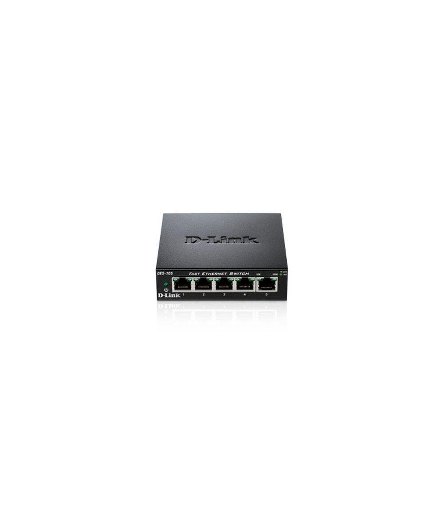 D-Link DES-105 Switch Switch 5x10/100Mbps Metal - Imagen 3