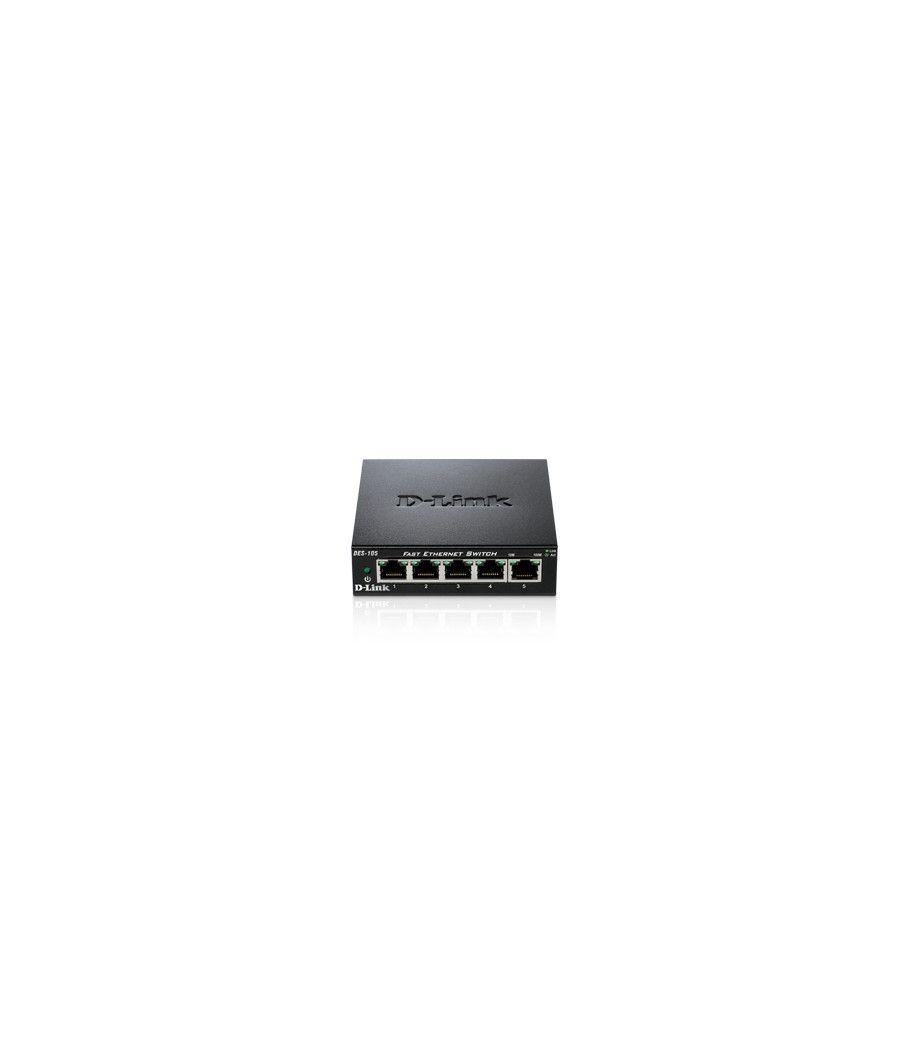 D-Link DES-105 Switch Switch 5x10/100Mbps Metal - Imagen 4
