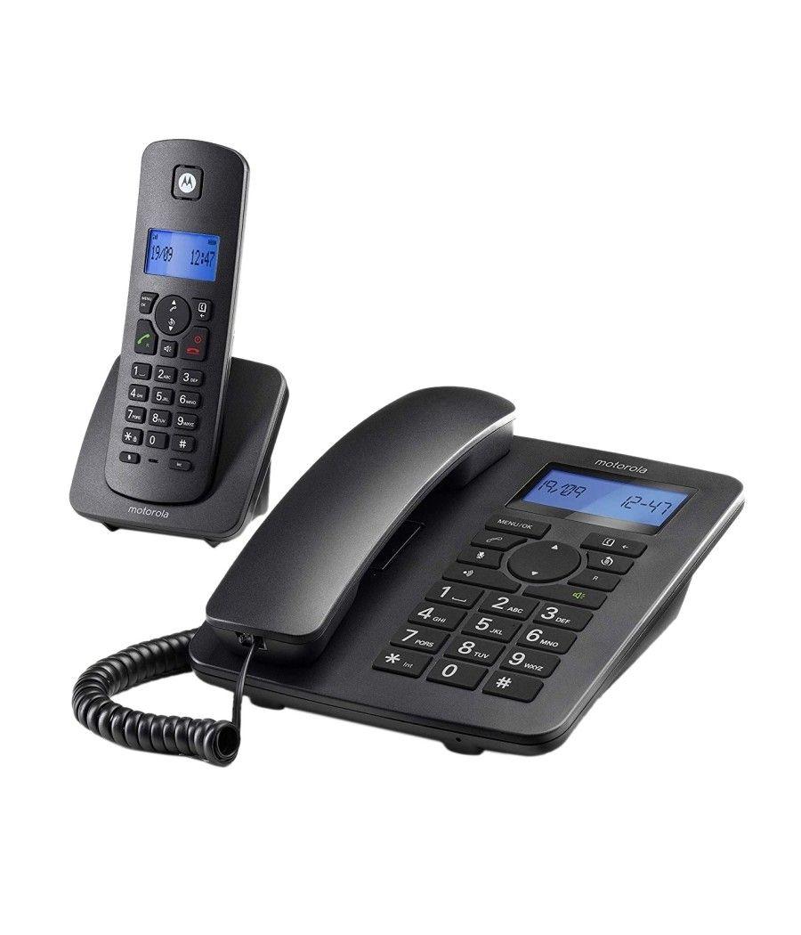 MOTOROLA C4201 Telefono Combo Fijo + DECT Negro - Imagen 2