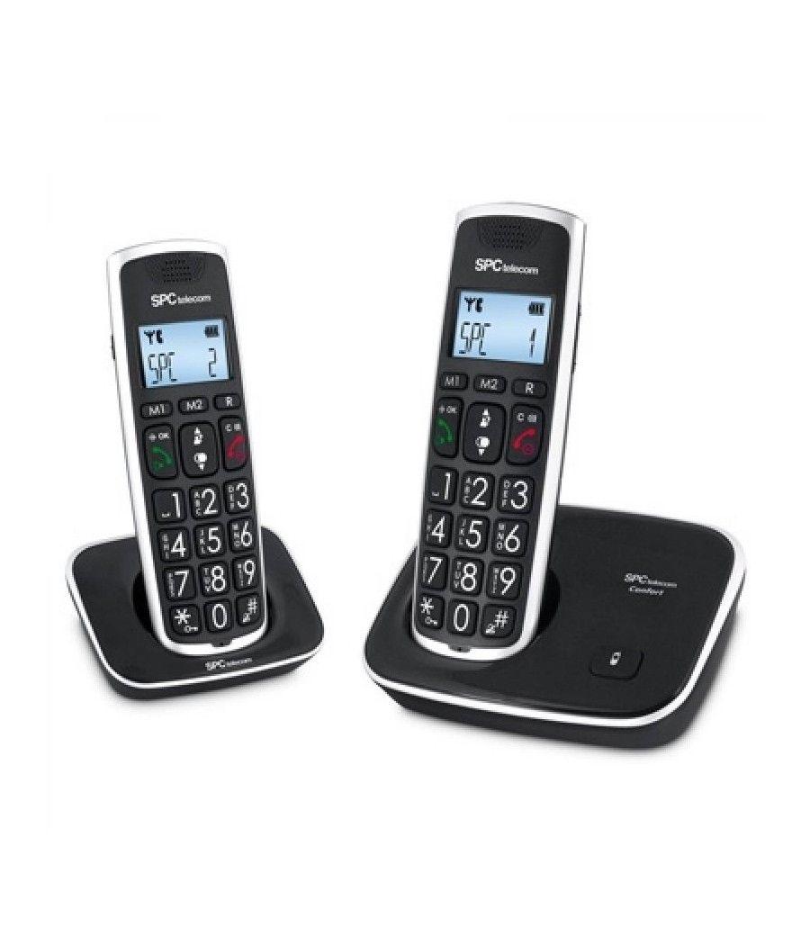 SPC 7609N Telefono DECT COMFORT KAISER DUO Negro - Imagen 3