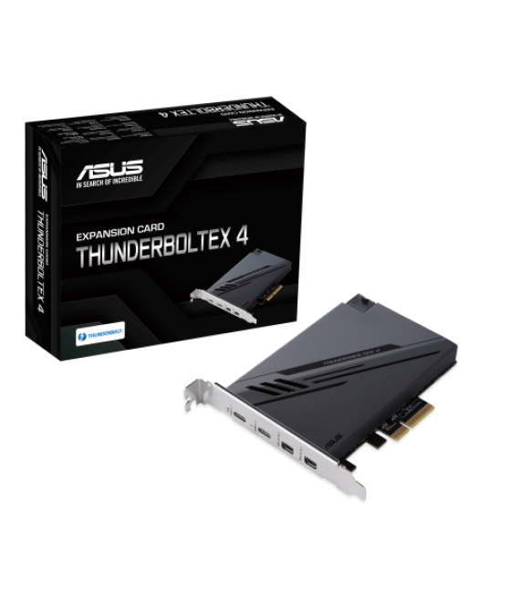 Asus thunderboltex 4 tarjeta y adaptador de interfaz interno mini displayport, pcie, thunderbolt, usb 2.0, usb 3.2 gen 2 (3.1 ge