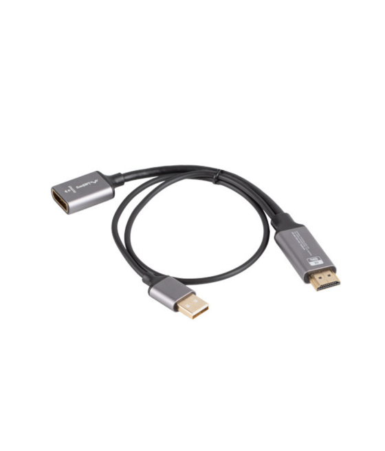 Adaptador lanberg 4k hdmi macho/displayport hembra 20cm