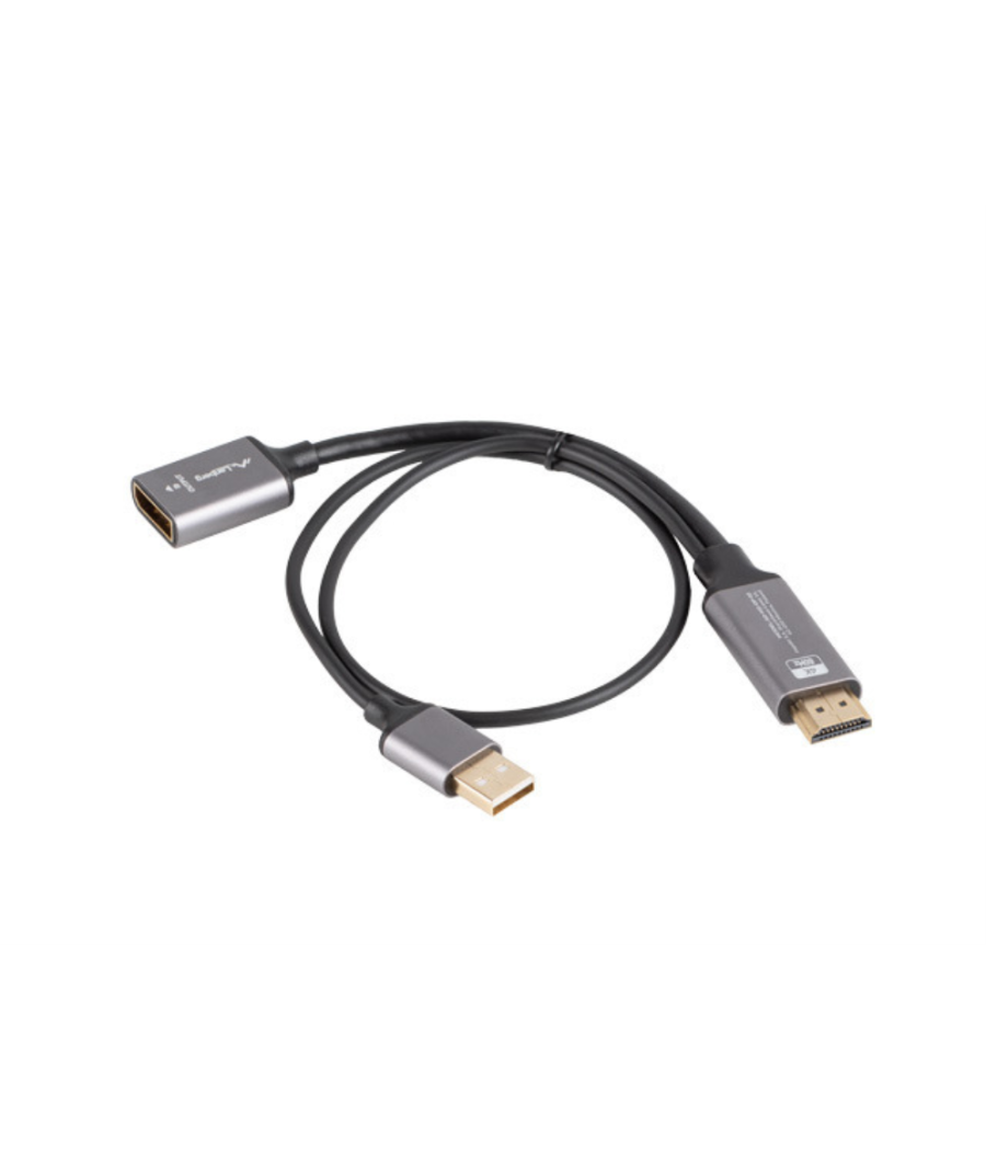Adaptador lanberg 4k hdmi macho/displayport hembra 20cm