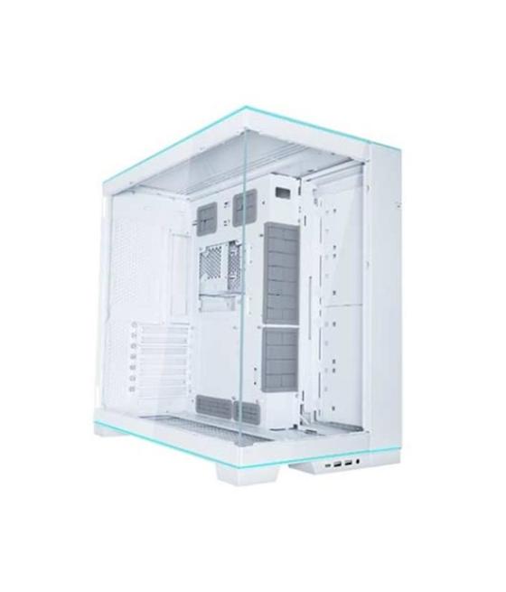 Caja ordenador gaming lian li e - atx o11d evo rgb cristal templado blanco