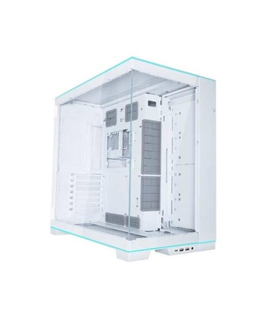 Caja ordenador gaming lian li e - atx o11d evo rgb cristal templado blanco