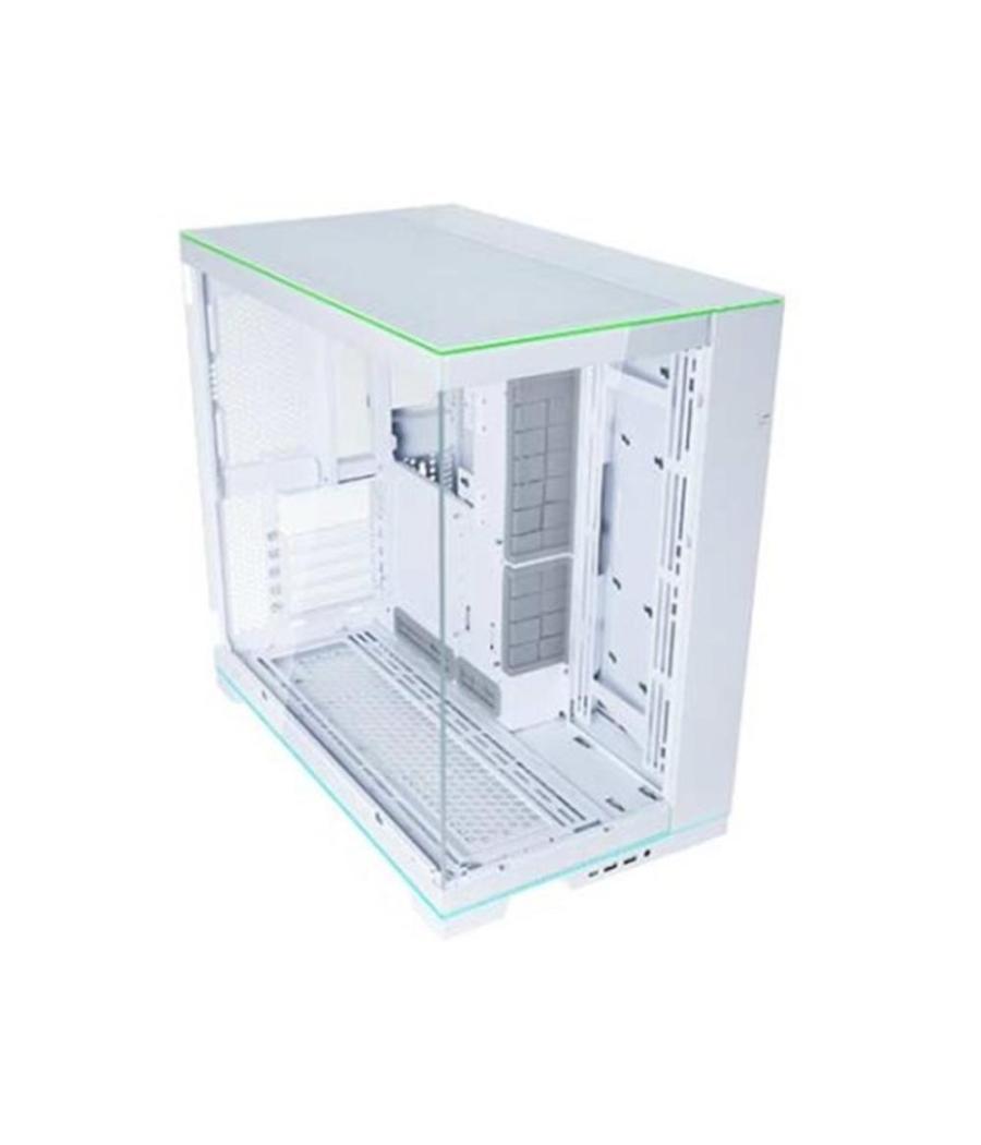 Caja ordenador gaming lian li e - atx o11d evo rgb cristal templado blanco