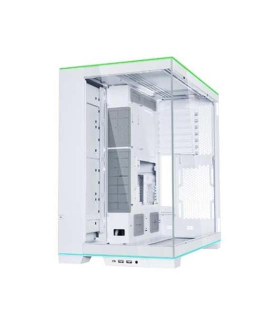 Caja ordenador gaming lian li e - atx o11d evo rgb cristal templado blanco