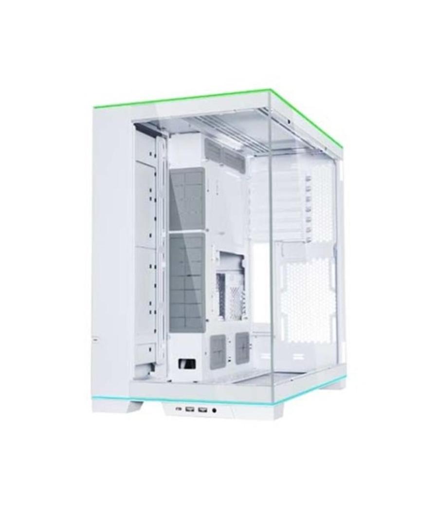 Caja ordenador gaming lian li e - atx o11d evo rgb cristal templado blanco