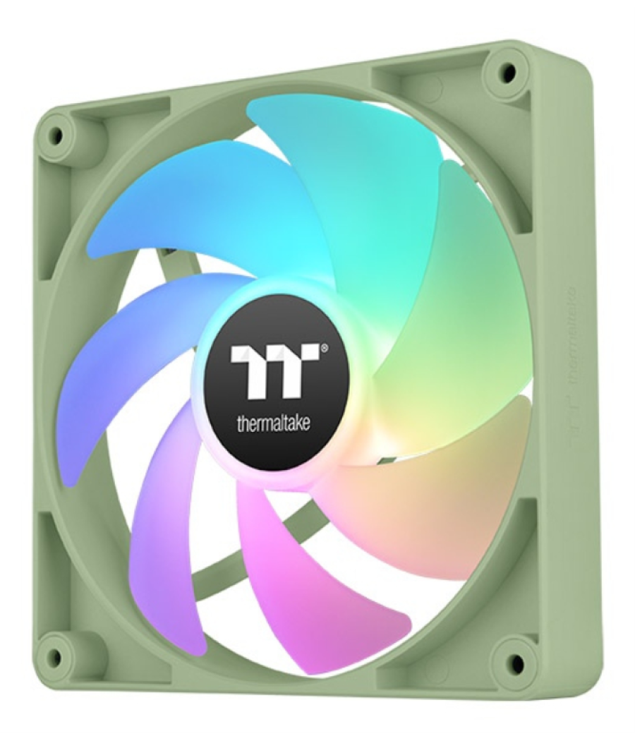 Ventilador caja thermaltake ct120 argb 2xvent verde matcha