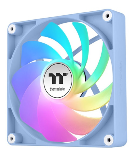 Ventilador inverso caja thermaltake ct120 argb 2xvent azul hydrangea