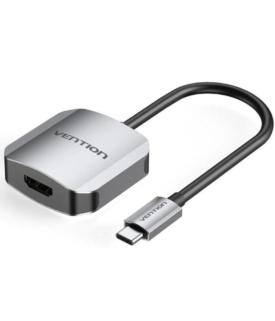 Conversor vention tdehb/ usb tipo-c macho - hdmi hembra/ 15cm/ plata Conversor vention tdehb/ usb tipo-c macho - hdmi hembra/ 15cm/ plata
