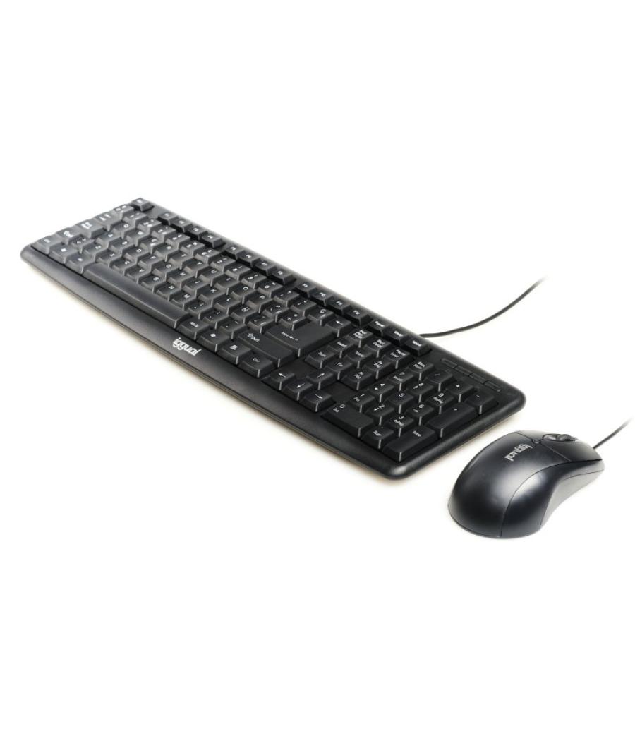 Iggual kit teclado y ratón com-ck-basic negro