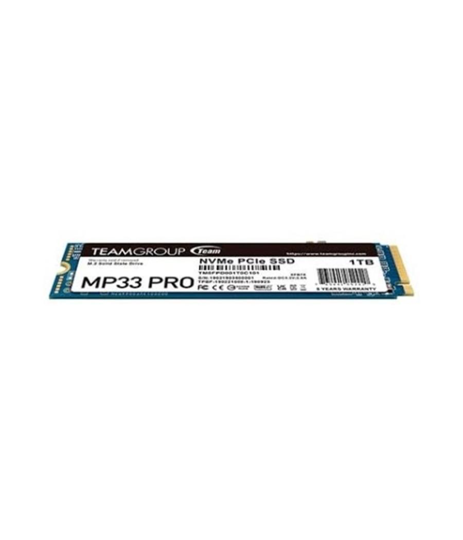 Disco duro interno ssd teamgroup mp33 pro 1tb m2 pci express 3.0