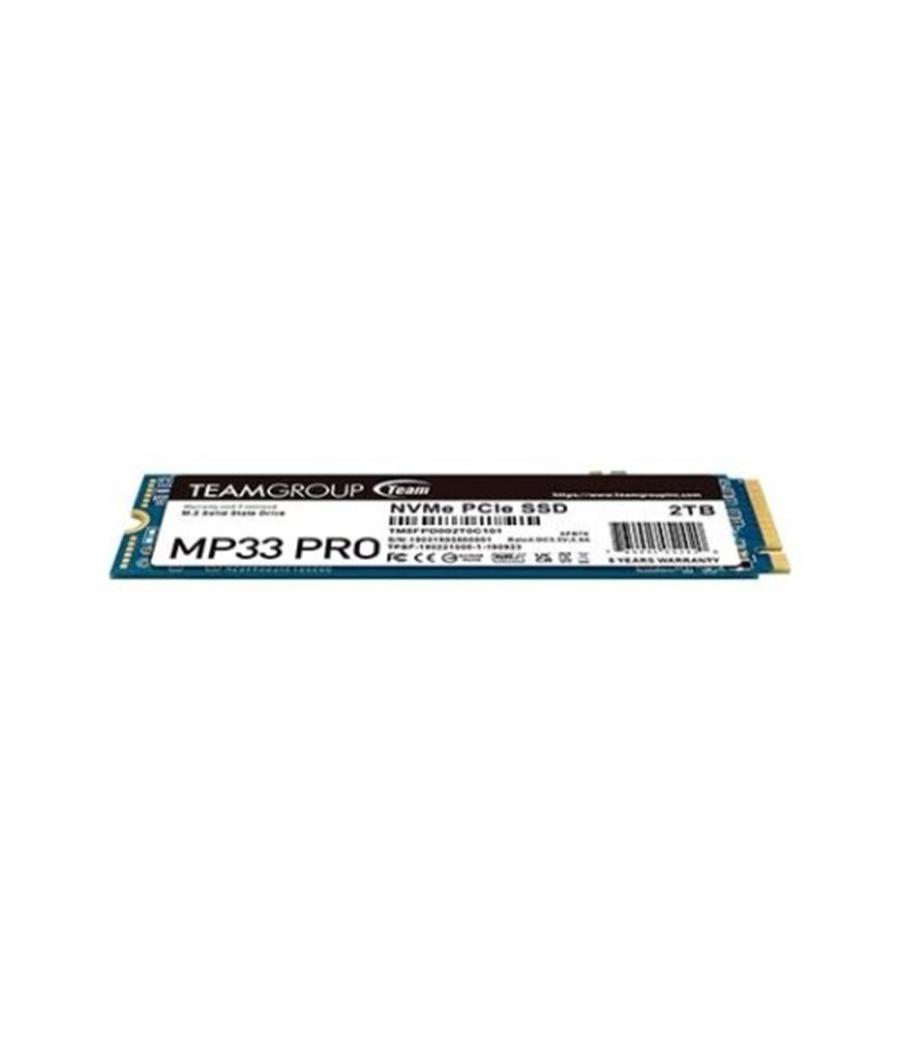 Disco duro interno ssd teamgroup mp33 pro 2tb m.2 pci express 3.0