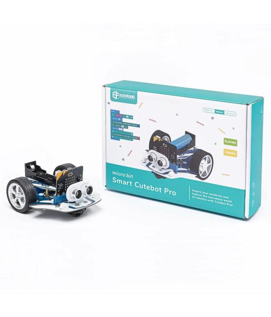 Robot coche micro:bit smart cutebot pro sin placa