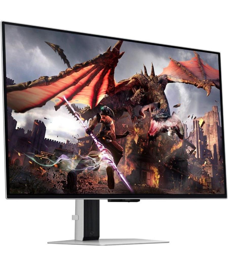Monitor gaming samsung odyssey oled g8 s32dg802su 32'/ 4k/ 0.03ms/ 240hz/ oled/ multimedia/ regulable en altura/ gris