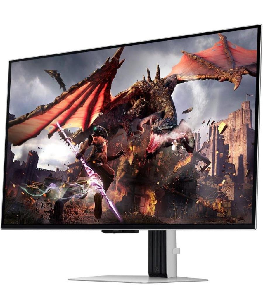 Monitor gaming samsung odyssey oled g8 s32dg802su 32'/ 4k/ 0.03ms/ 240hz/ oled/ multimedia/ regulable en altura/ gris