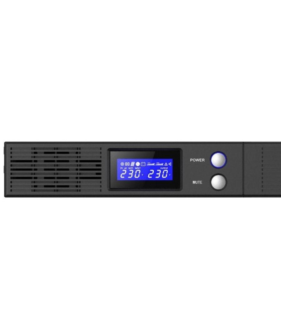 Sai línea interactiva phasak protekt slim rack/ 1500va-900w/ 4 salidas/ formato rack