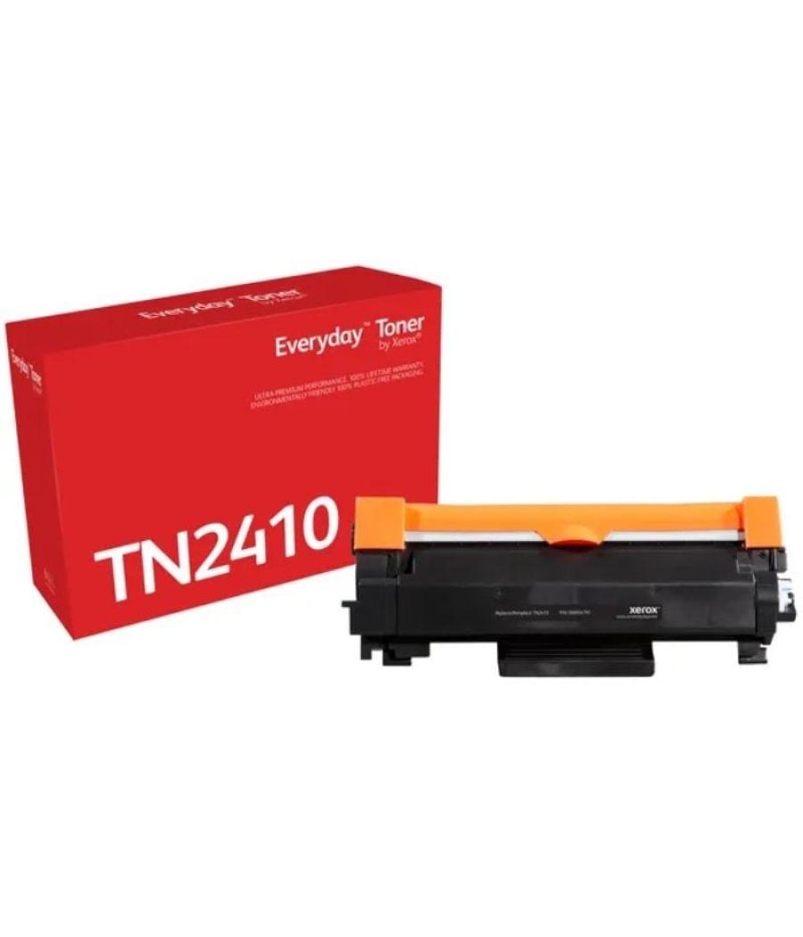 Tóner compatible xerox 006r04791 compatible con brother tn2410/ 1200 páginas/ negro