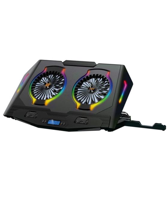 Soporte - base de refrigeracion conceptronic thyia02b para portatiles hasta 17 pulgadas 2 ventiladores