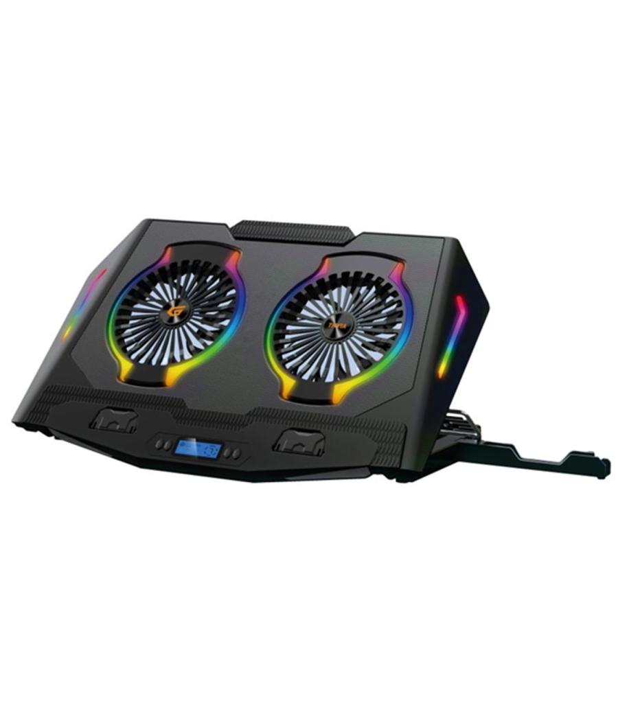 Soporte - base de refrigeracion conceptronic thyia02b para portatiles hasta 17 pulgadas 2 ventiladores