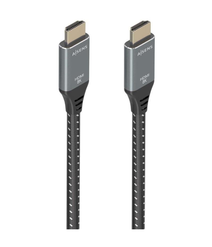 Cable hdmi 2.1 8k aisens a150-0878/ hdmi macho - hdmi macho/ 10m/ gris y negro Cable hdmi 2.1 8k aisens a150-0878/ hdmi macho - hdmi macho/ 10m/ gris y negro