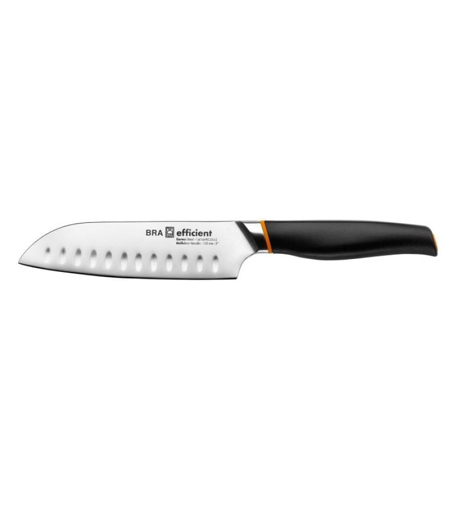 Cuchillo santoku bra efficient a198003/ hoja 130mm/ acero inoxidable