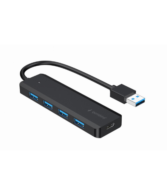 Concentrador gembird usb 3.1 (gen.1) de 4 puertos