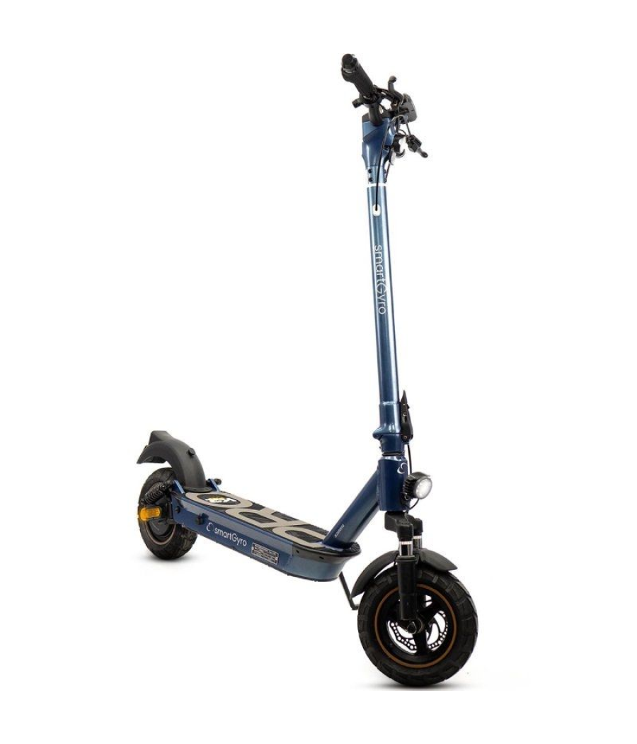 Patinete eléctrico smartgyro k2 pro blue certificado/ motor 1000w/ ruedas 10'/ 25km/h /autonomía 60km/ azul