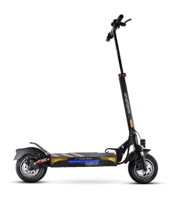 Patinete eléctrico smartgyro speedway pro certificado/ motor 1000w/ ruedas 10'/ 25km/h /autonomía 60km/ negro y azul