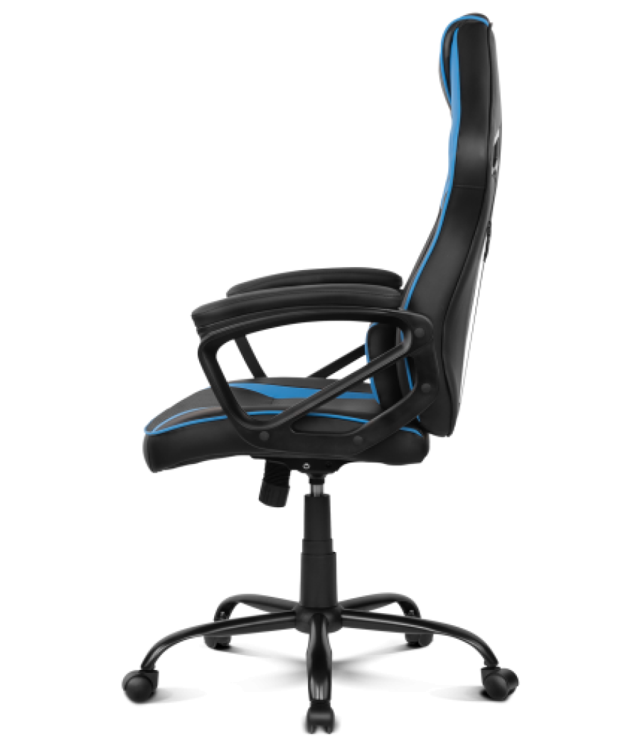 Drift dr50 silla para videojuegos de pc asiento acolchado tapizado negro, azul