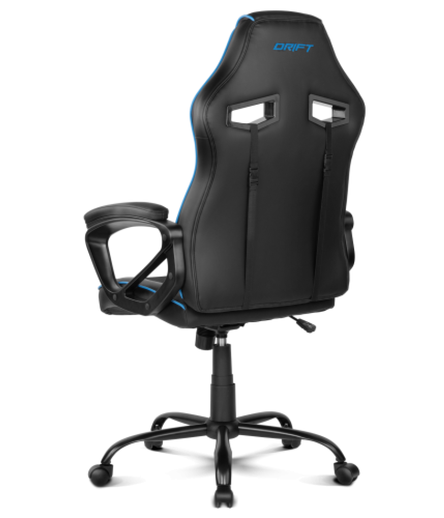 Drift dr50 silla para videojuegos de pc asiento acolchado tapizado negro, azul