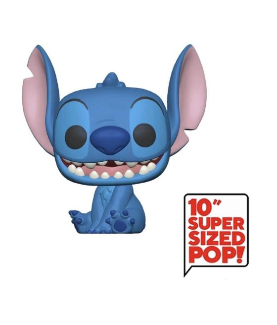 Funko pop jumbo disney lilo & stitch stitch sentado 10 pulgadas 55618