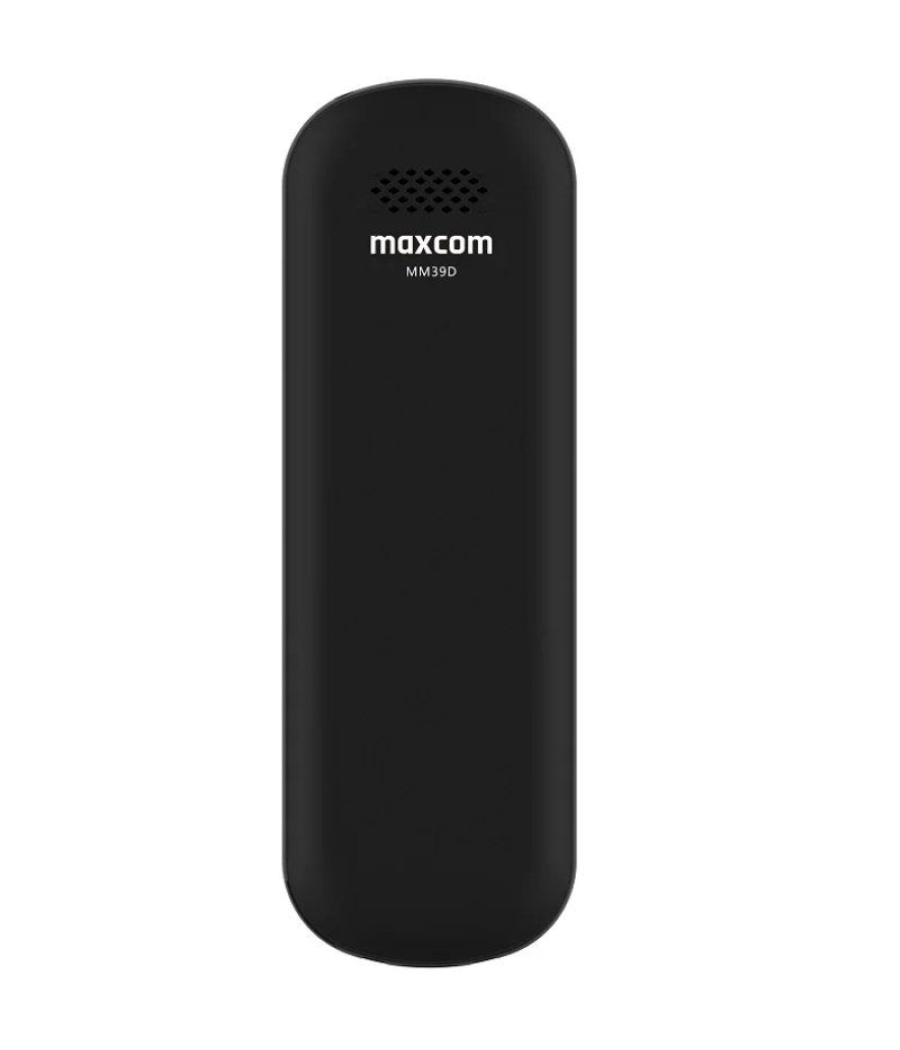 Teléfono inalámbrico maxcom mm39d se/ 4g/ negro