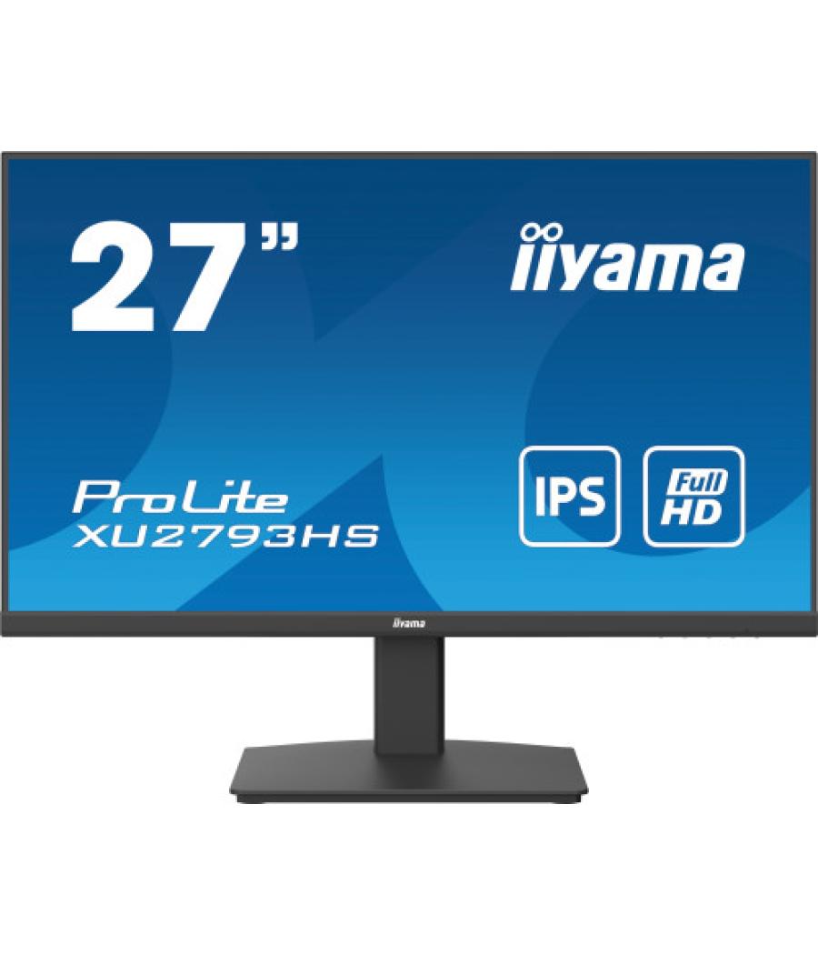 Iiyama prolite xu2793hs-b7 pantalla para pc 68,6 cm (27") 1920 x 1080 pixeles full hd led negro