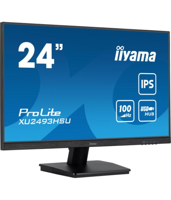 Iiyama prolite xu2493hsu-b7 pantalla para pc 60,5 cm (23.8") 1920 x 1080 pixeles full hd led negro