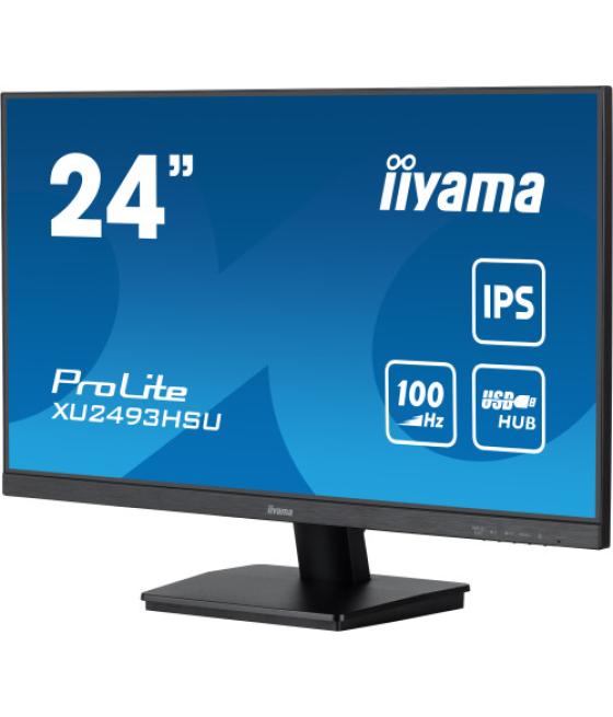 Iiyama prolite xu2493hsu-b7 pantalla para pc 60,5 cm (23.8") 1920 x 1080 pixeles full hd led negro