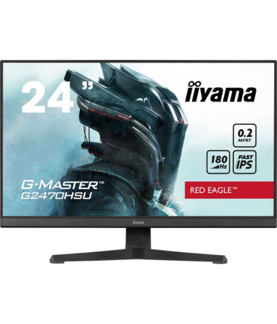 Iiyama g-master g2470hsu-b6 pantalla para pc 60,5 cm (23.8") 1920 x 1080 pixeles full hd lcd negro