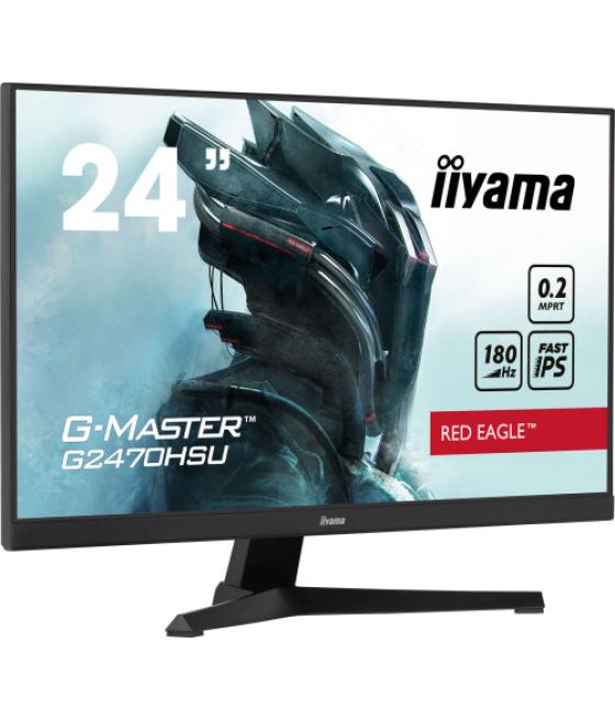 Iiyama g-master g2470hsu-b6 pantalla para pc 60,5 cm (23.8") 1920 x 1080 pixeles full hd lcd negro