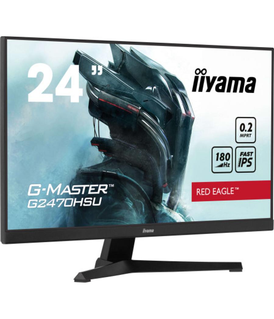 Iiyama g-master g2470hsu-b6 pantalla para pc 60,5 cm (23.8") 1920 x 1080 pixeles full hd lcd negro